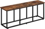 HOOBRO Eating Bench, 47.2 Inch Eating Desk Bench, Industrial Fashion Ki... - Image 2