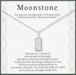 HOPE LOVE SHINE New Beginnings Rainbow Moonstone Sterling Silver Neckl... - Image 2