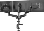 HUANUO Triple Monitor Mount for 17 to 32 inch Screens, Fuel Springs Adj... - Image 2
