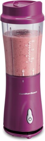Hamilton Seashore Moveable Blender for Shakes and Smoothies with 14 OuncesBP... - Image 2