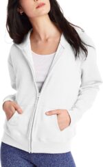 Hanes Girls's Hoodie, Ecosmart Fleece Full-zip Hoodie, Zip-up Hooded S... - Image 2