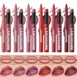 Jolilab 12Pcs Lip Set: 6 Colours Lip Liner+6 Colours Lipstick,Matte/Crea... - Image 2