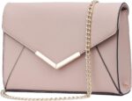 KKXIU Girls Elegant Fake Leather-based Night Envelope Clutch Purse Foldove... - Image 2
