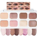 Kaely 8 Colours Cream Eyeshadow Contour Highlighter Palette Make-up, Nud... - Image 2