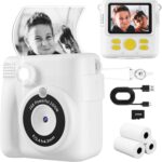 Children Digicam Instantaneous Print, Secure Toddler Digicam, HD Digital Cameras 16X... - Image 2