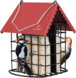 Kingsyard Double Suet Chicken Feeder with Weatherproof Roof & Perch, All ... - Image 2