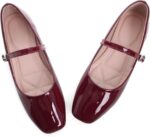 LUXINYU Women's Slip on Flats,Classy Round Toe Solid Classic Mary Jane... - Image 2