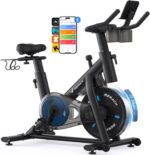 MERACH Exercise Bike, Brake Pad Stationary Bike with Exclusive App, Lo... - Image 2
