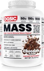 Mass Gainer Protein Powder, Supports Muscle Growth & Recovery, 50g Pro... - Image 2