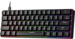 Newmen GM611 Mechanical Keyboard,Rainbow LED Backlit Gaming Wired Keyb... - Image 2