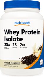 Nutricost Whey Protein Isolate Powder (Vanilla) 2LBS - Image 2