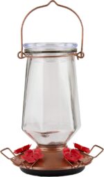 Perky-Pet 9109-1SR Crystal Top-Fill Glass Hummingbird Feeder – 28 oz, ... - Image 2