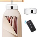 Portable Clothes Dryer，Mini Laundry Dryers with Remote Control, Small ... - Image 2
