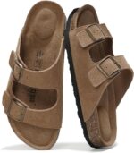Mission Cloud Real Leather-based Flat Sandals Ladies 2025 Seaside Necessities... - Image 2