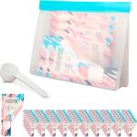 Protein Powder Journey Container Set - 60 Pre-Sealed Disposable Baggage wi... - Image 2