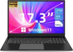 SGIN Laptop computer 17.3 Inch, Home windows 11 Pocket book Celeron I3 Processor, 4GB D... - Image 2