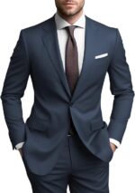 SHUZHXLZANGY Mens Fits Common Match 2 Piece Swimsuit for Males Marriage ceremony Promenade ... - Image 2