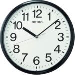 Seiko Non Ticking Residence, Workplace Wall Clock, 12 Inches, Black - Image 2