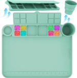 Silicone Portray Mat With Cup and Palette Removable, 17"X13" Thick C... - Image 2