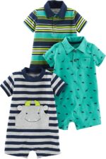 Easy Joys by Carter's baby-boys 3-pack Rompers - Image 2