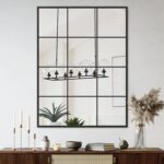 Suidia Wall Mirror, 24" x 36" Window Decorative Mirrors, Metal Framed ... - Image 2