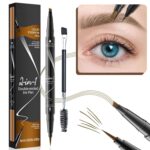 Two Eyebrow Pencils, 2025 NEW Waterproof Magic Eyebrow Pencil, Twin-En... - Image 2
