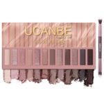 UCANBE 12 Colour Eyeshadow Make-up Palette, Impartial Matte Shimmer Nude E... - Image 2