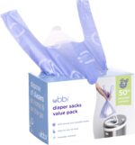 Ubbi Disposable Nappy Sacks, Lavender Scented, Easy-To-Tie Tabs, Baby ... - Image 2