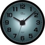 WallarGe Night Light Wall Clock for Bedroom - Silent Lighted up Wall C... - Image 2
