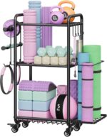 Weight Rack for Residence Gymnasium, All in One Yoga Mat Storage Rack, Exercise Eq... - Image 2