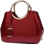 Girls Elegant Purse and Purse Prime Deal with Bag Patent Leather-based Tote Sat... - Image 2