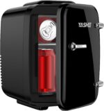YASHE Mini Fridge, 4 Liter/6 Cans Small Fridge for Skincare, 110... - Image 2