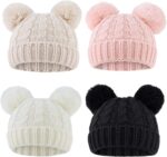 Yuoahcn Child Lady Beanie Winter Child Boy Hat with Pom pom Heat Toddler ... - Image 2