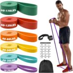 Zacro Resistance Bands, 6 Resistance Ranges Pull Up Help Bands, ... - Image 2