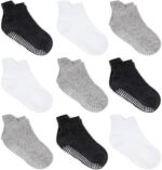 Zaples Baby Non Slip Grip Ankle Socks with Non Skid Soles for Infants ... - Image 2