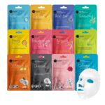 celavi Face Masks Set Korean Magnificence Essence Facial Paper Sheet Masks Kor... - Image 2