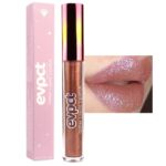 evpct 1Pcs Nude Gold Glitter Metallic Shimmer Diamond Lipstick Lip Glo... - Image 2