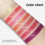 KYDA Orange Shimmer Lipstick, Metallic Pearl Lipstick, Lasting Non-sti... - Image 7