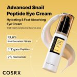 COSRX Snail Mucin Peptide Underneath Eye Cream, 0.84 fl oz, 73.7% Snail Muc... - Image 3