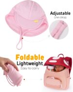 FURTALK Child Solar Hat Summer season Seaside Hat UPF 50+ Adjustable Delicate Child Swi... - Image 6