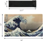 MTG Playmat 24 x 14 Inches, Non-Slip Rubber Card Recreation Playmats with St... - Image 4