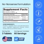 Loopy Muscle Creatine Monohydrate Drugs, Premium 3 Sort 5g Creatine Pi... - Image 4