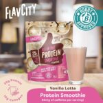 FlavCity Grass Fed Whey Protein Powder - Vanilla Latte - 25g Protein, ... - Image 3