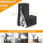 Elliptical Cowl, 600D Oxford Cloth Covers with Zipper- match for Ellip... - Image 3