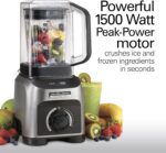 Hamilton Seaside Skilled Quiet Protect Blender, 1500 Watts Peak Powe... - Image 3