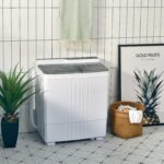 Giantex Moveable Washing Machine, 21lbs Capability, 14.4lbs Washer and 6... - Image 8