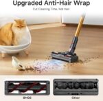 Cordless Vacuum Cleaner, 550W/50Kpa/70Mins Vacuum Cleaners for Residence wi... - Image 6