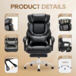 COLAMY Workplace Chair with Retractable Footrest, Ergonomic Excessive Again Des... - Image 5