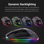 Redragon M801 Gaming Mouse, RGB PC Gaming Mouse MMO with 9 Programmabl... - Image 3