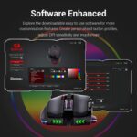 Redragon M801 Gaming Mouse, RGB PC Gaming Mouse MMO with 9 Programmabl... - Image 8